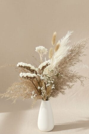 Arranjo de Pampas Secas Brancas FERRET